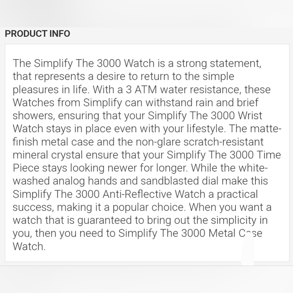 Simplify 3006 Watch - Picture 7 of 8